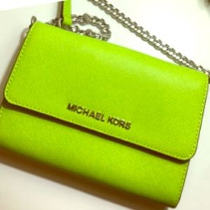 Michael Khors Neon green cross body